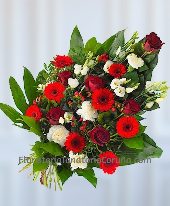 Ramo de Rosas al tanatorio de a coruña