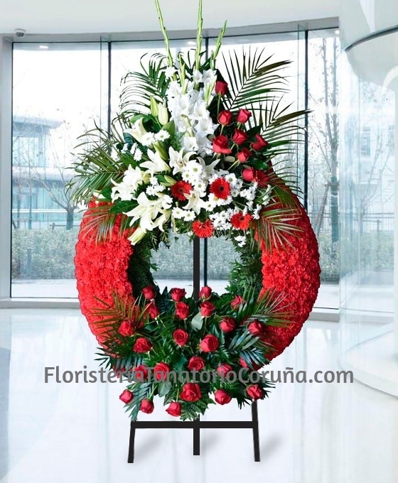 Envío de flores funerarias en Coruña
